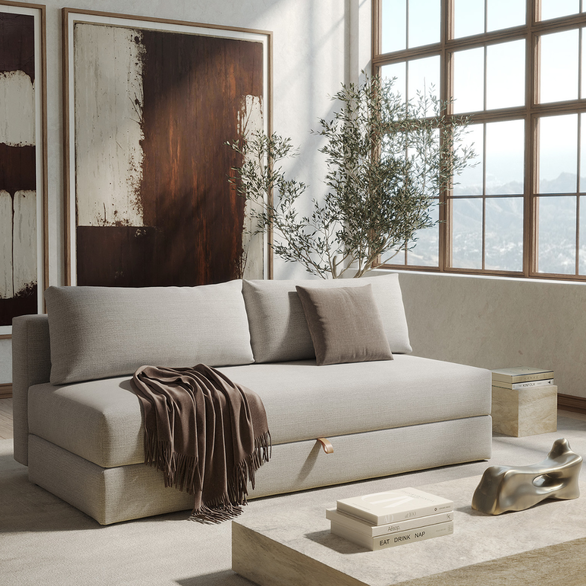 Osvald Queen Sleeper Sofa by Innovation Living at ZIN Home