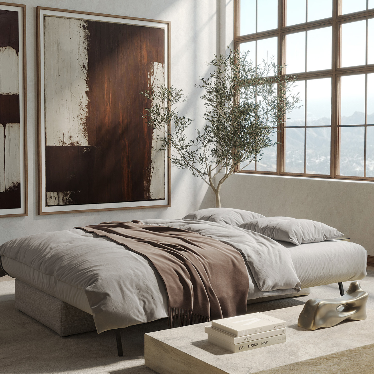 Osvald Queen Sleeper Sofa by Innovation Living at ZIN Home