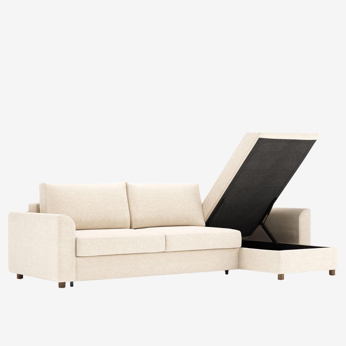 Neah Curved Arm Lounger Sleeper Sectional by Innovation Living at ZIN Home