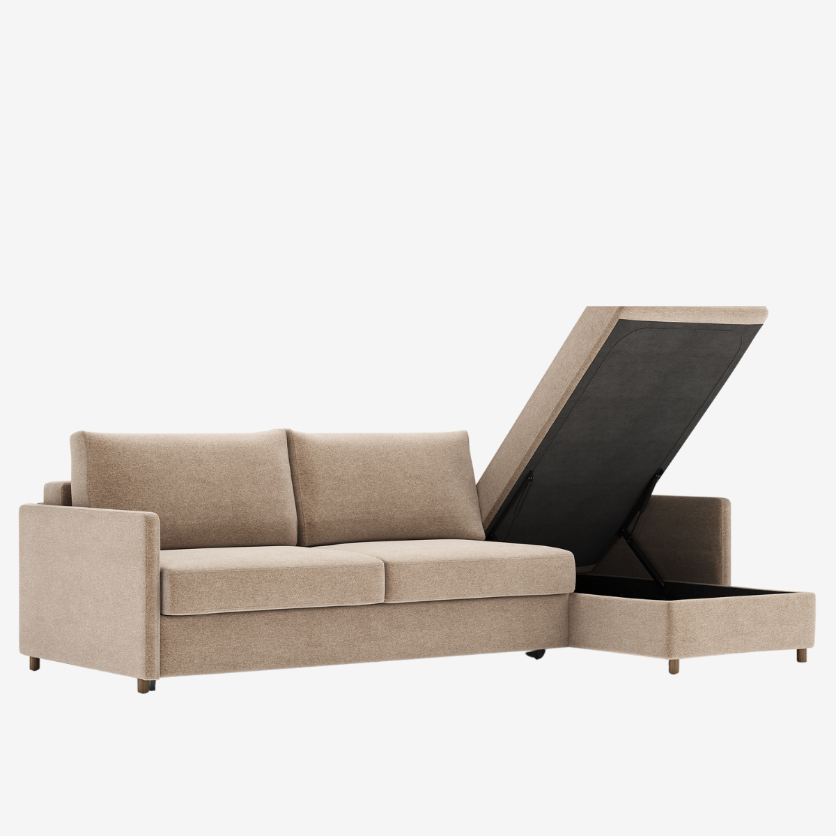 Neah Slim Arm Lounger Sleeper Sectional by Innovation Living at ZIN Home