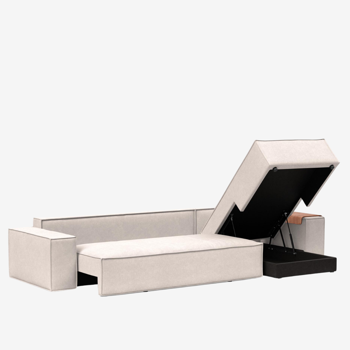 Newilla Sleeper Sectional with Wide Arms by Innovation Living at ZIN Home