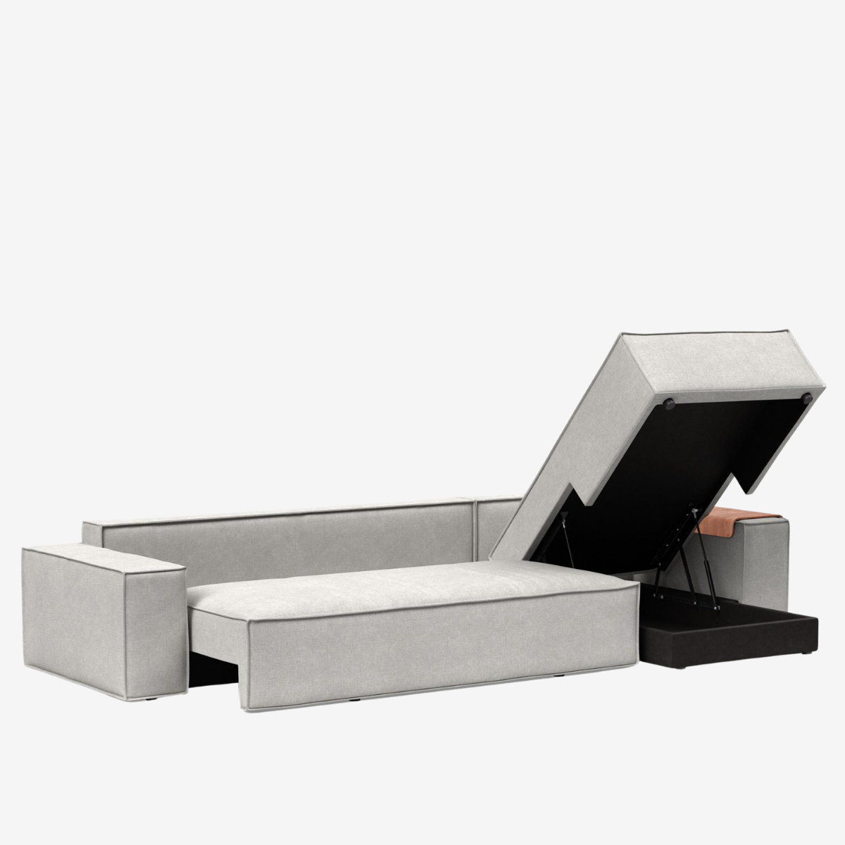 Newilla Sleeper Sectional with Wide Arms by Innovation Living at ZIN Home
