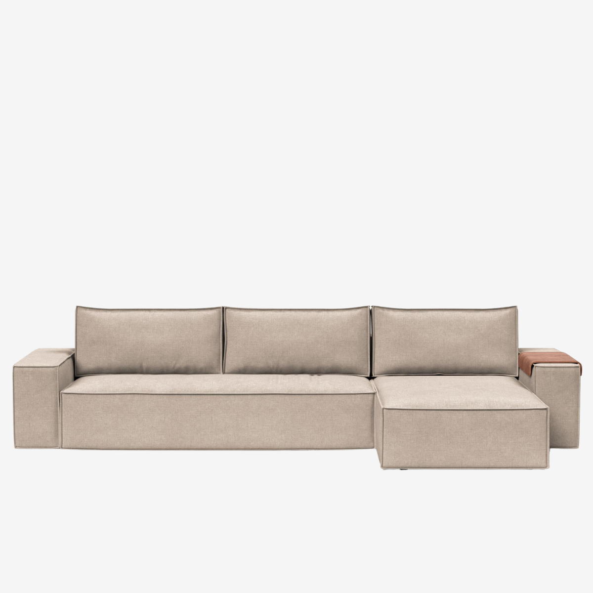 Newilla Sleeper Sectional with Wide Arms by Innovation Living at ZIN Home