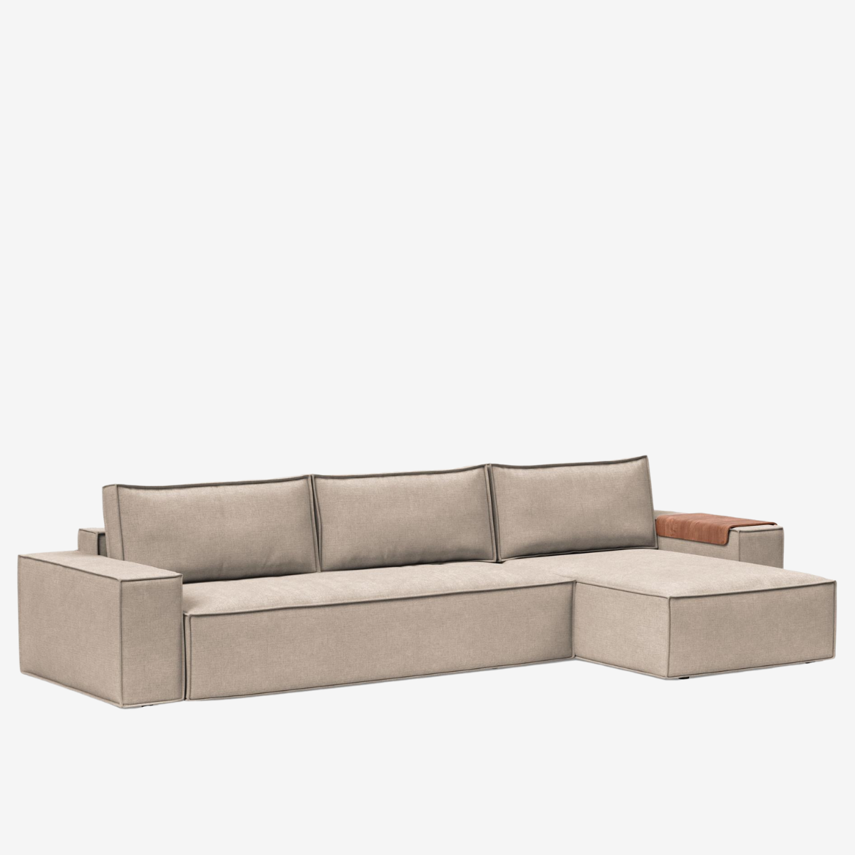 Newilla Sleeper Sectional with Wide Arms by Innovation Living at ZIN Home