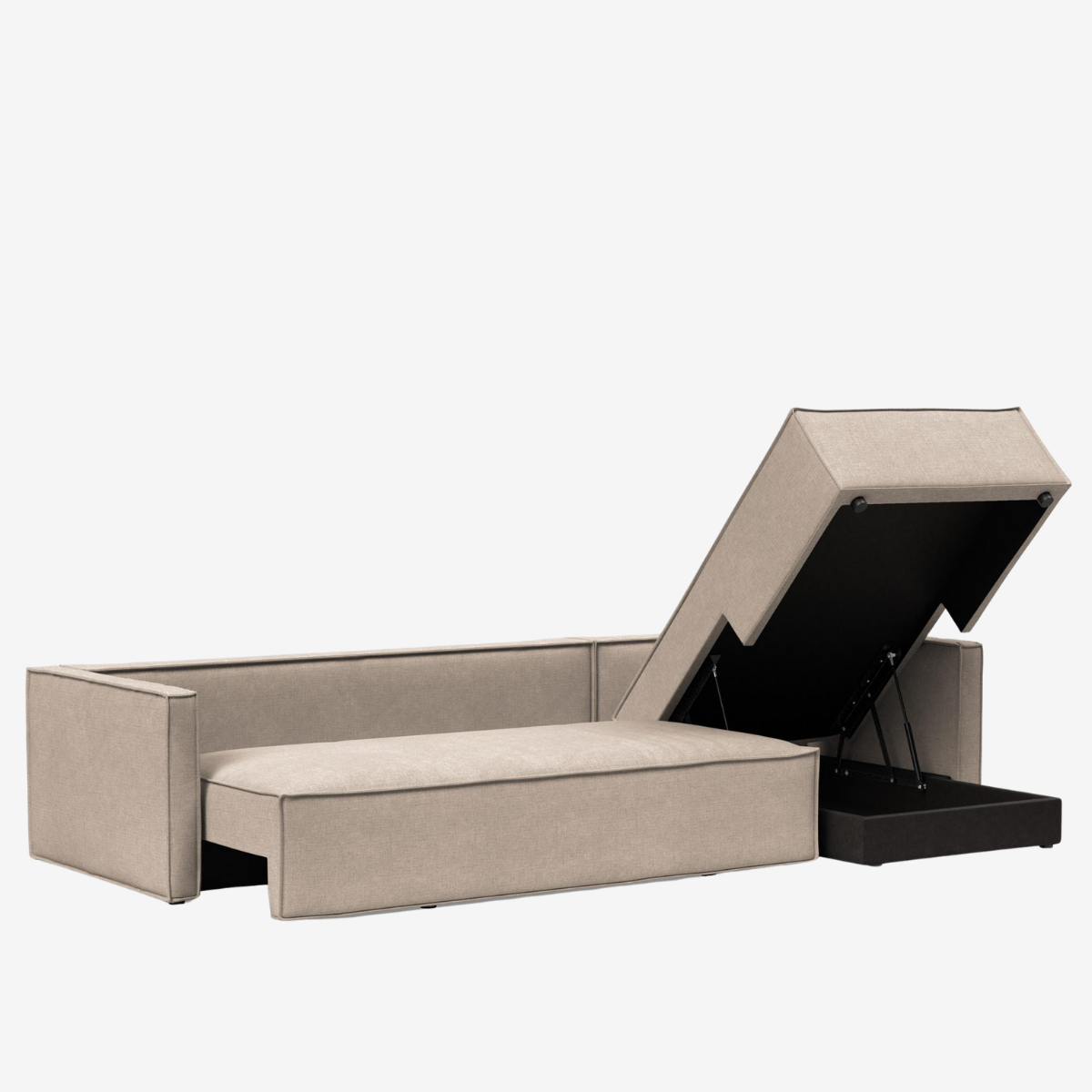 Newilla Sleeper Sectional with Slim Arms by Innovation Living at ZIN Home