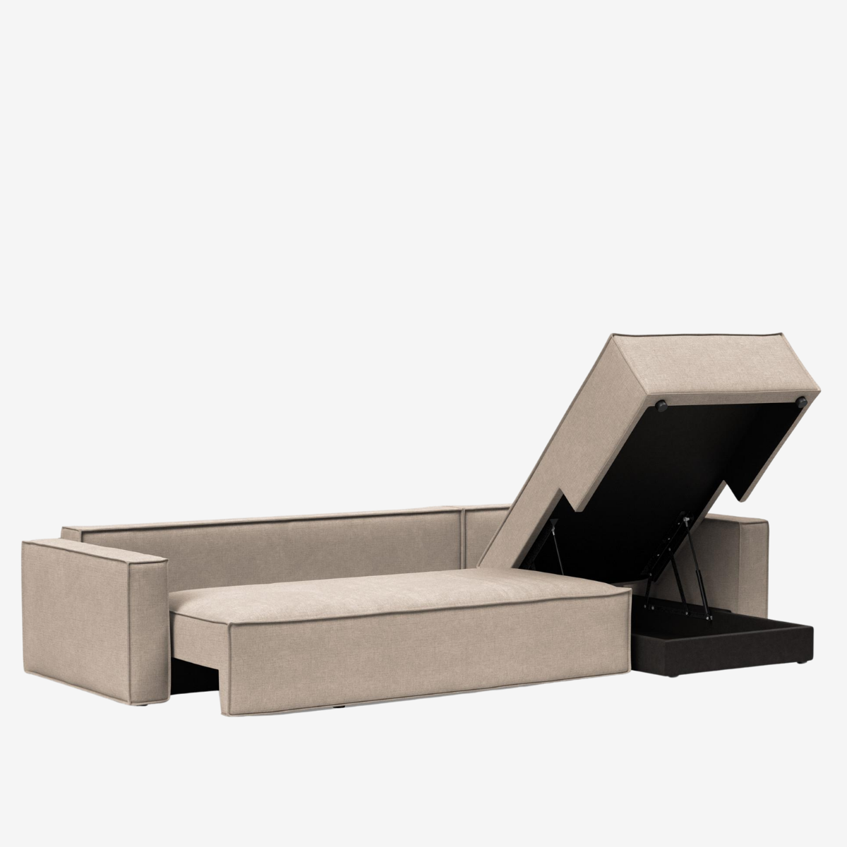 Newilla Sleeper Sectional with Standard Arms by Innovation Living at ZIN Home
