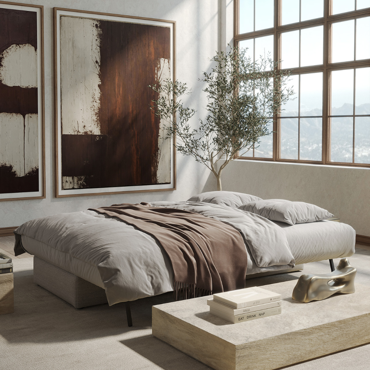 Osvald Queen Sleeper Sofa by Innovation Living at ZIN Home