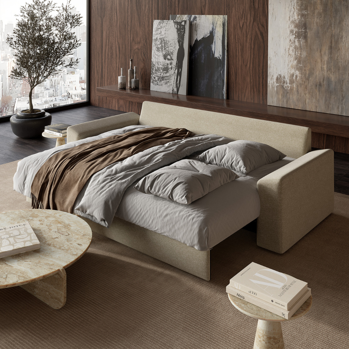 Vilander Sleeper Sofa with Cushion Arms by Innovation Living at ZIN Home
