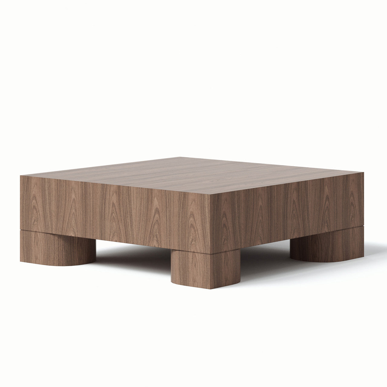 Eka Square Coffee Table - Walnut