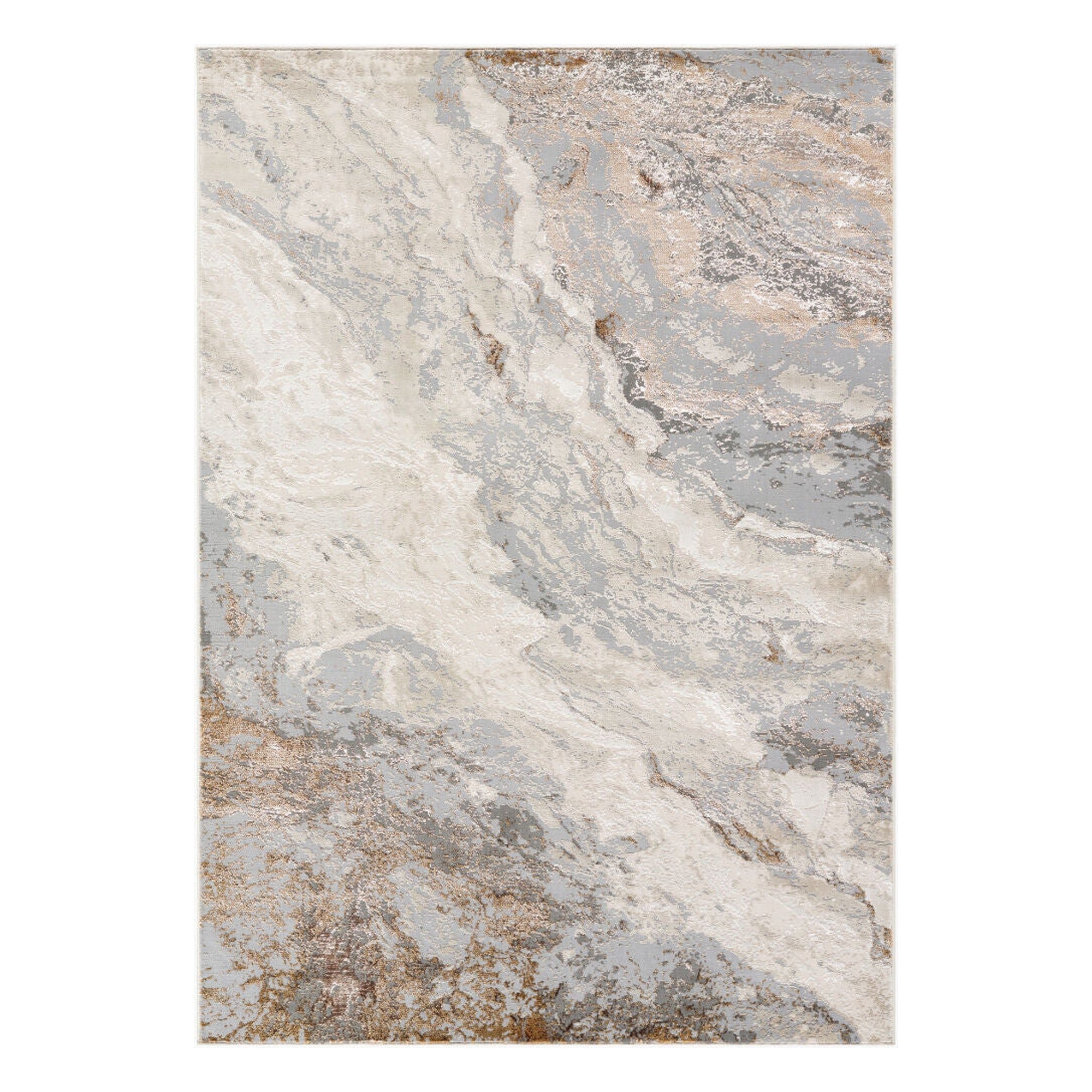 Impulse Cream/Tan Machine Woven Rug IPS-2319 - 2' x 2'11"