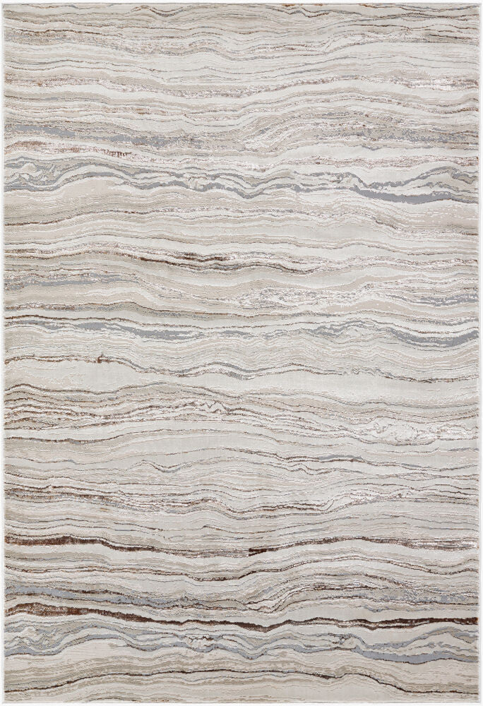Impulse Cream/Tan Machine Woven Rug IPS-2322 - 2' x 2'11"