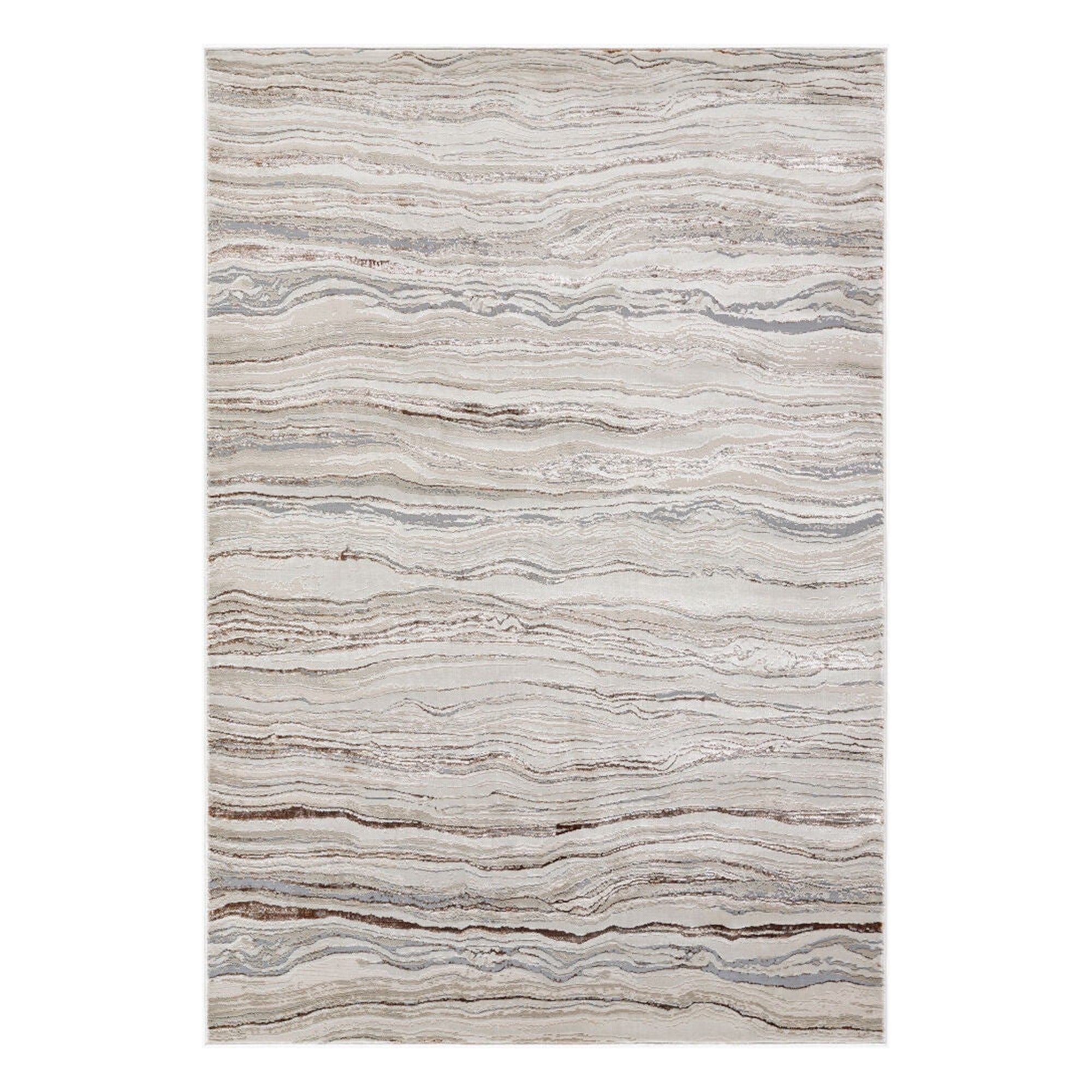 Impulse Cream/Tan Machine Woven Rug IPS-2322 - 2' x 2'11"