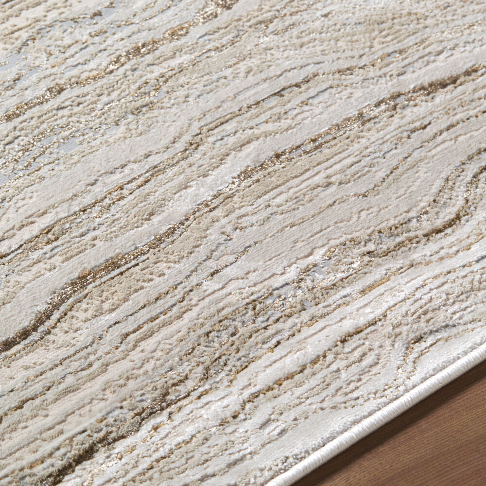 Impulse Cream/Tan Machine Woven Rug IPS-2322 - texture