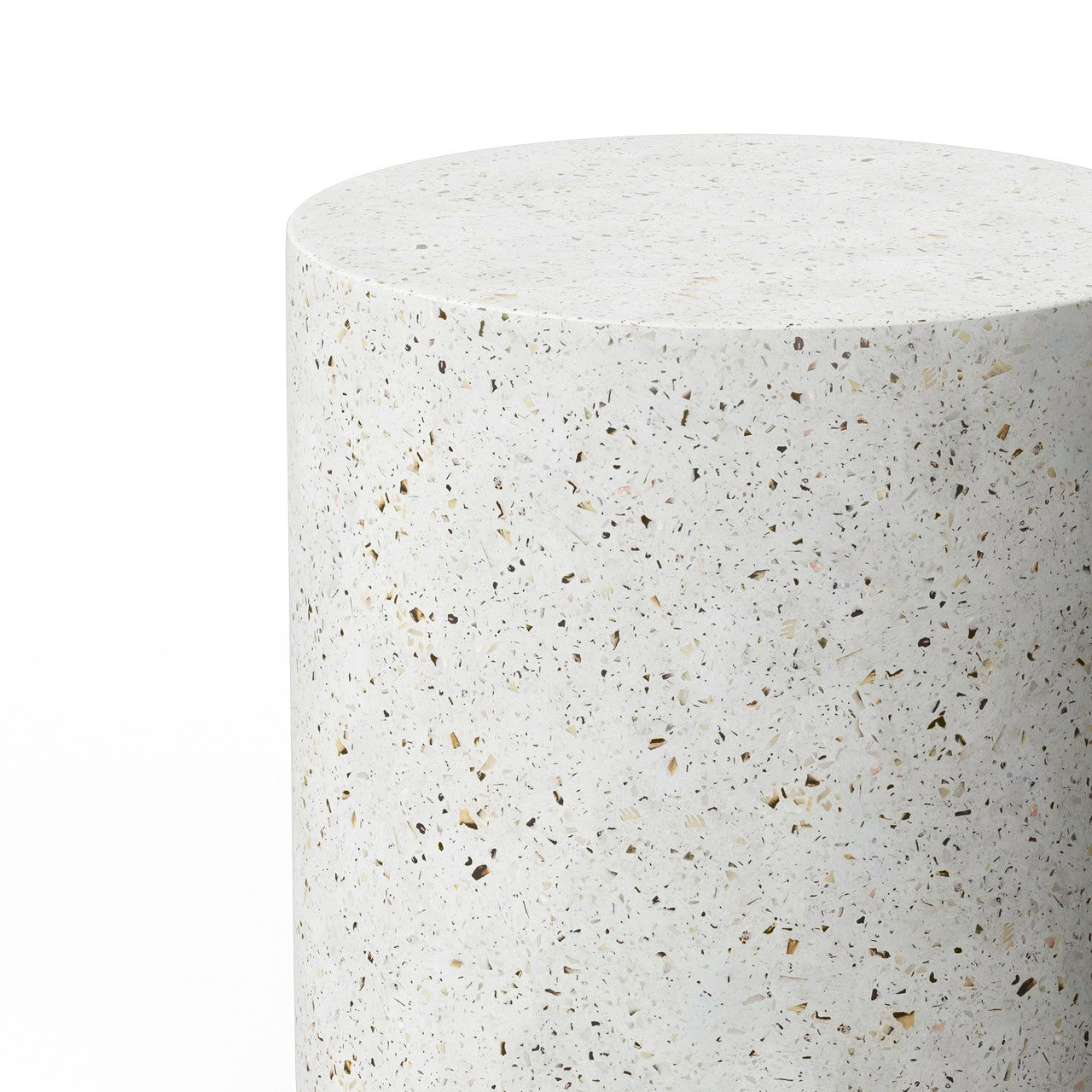 Mixx - Una 16" Pedestal - Ivory Terrazzo
