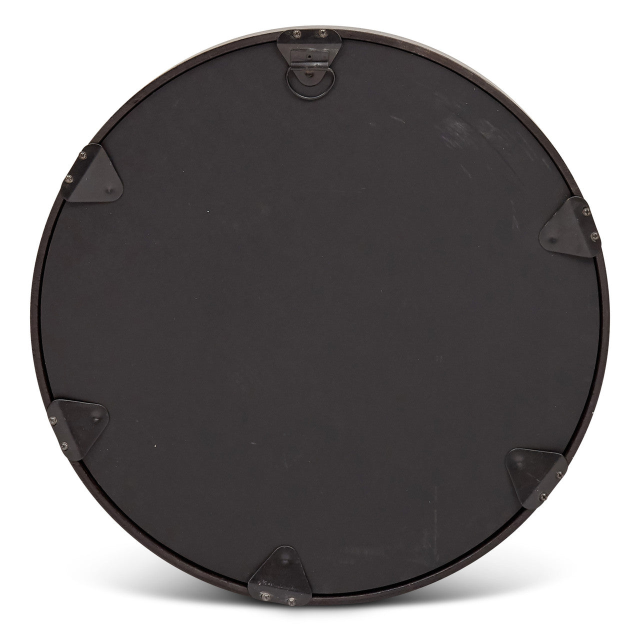 Elements - Samar Round Mirror - 23"Dia. - Raw Bronze