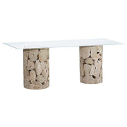 Briar Double Pedestal Dining Table 78"