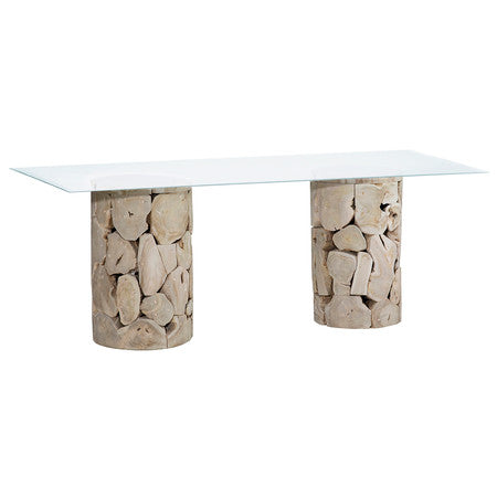 Briar Double Pedestal Dining Table 78"