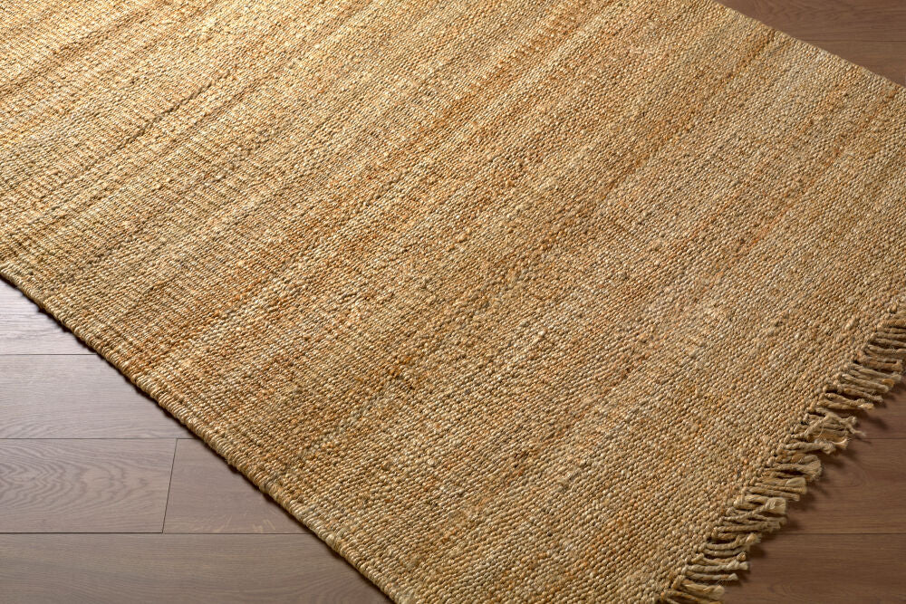 Jute Beige Handmade Rug - corner