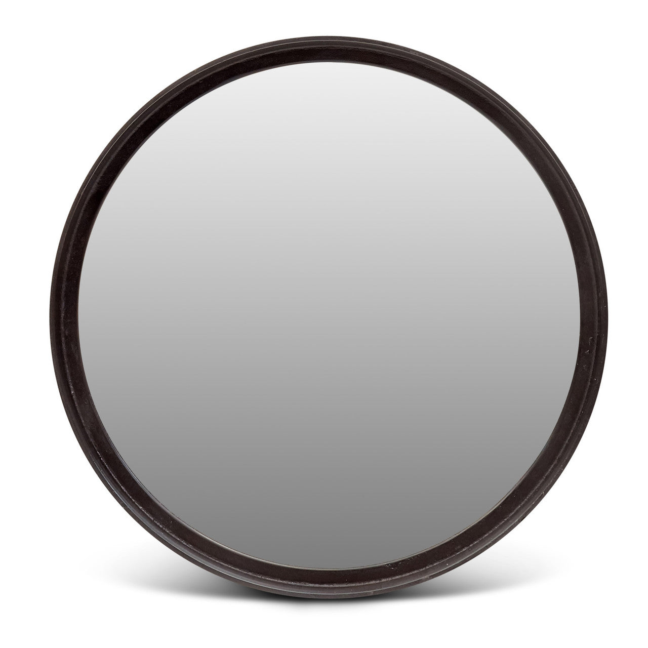 Elements - Samar Round Mirror - 23"Dia. - Raw Bronze