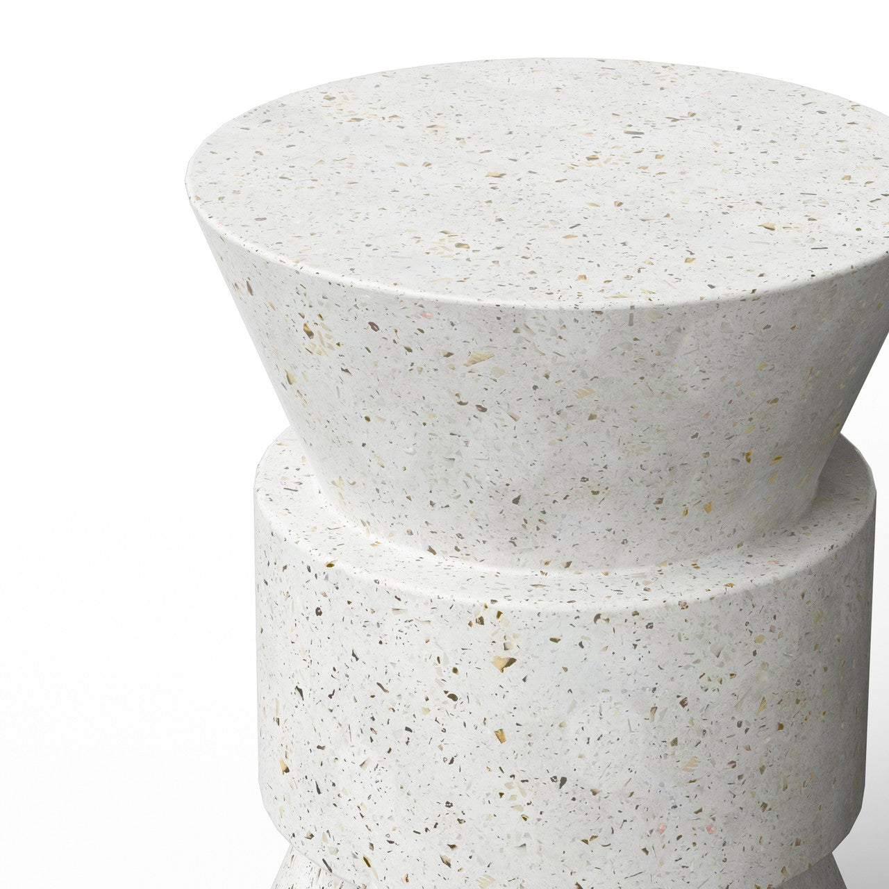 Mixx - Jackson Stool - Ivory Terrazzo