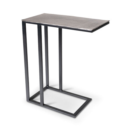 Elements Tanu C Table End Table - Vintage Silver