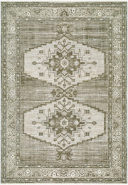 Jane Beige/Olive Machine Woven Rug JAA-2302 - 5'3" x 7'