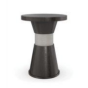 Periscope Dark Chocolate End Table 18" by Caracole