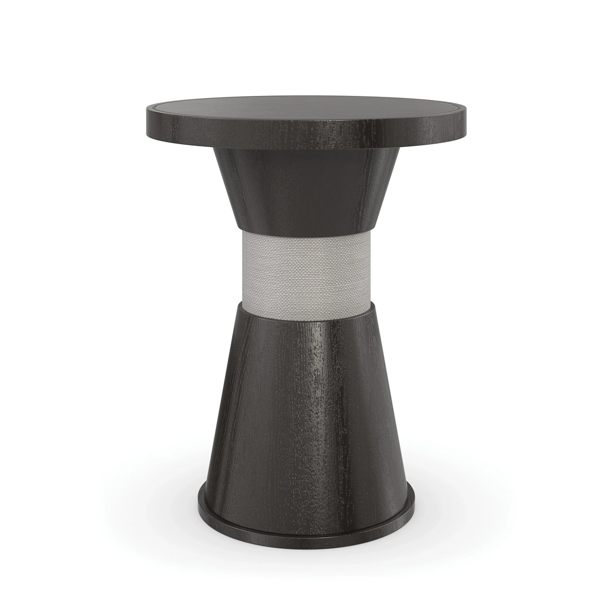 Periscope Dark Chocolate End Table 18" by Caracole