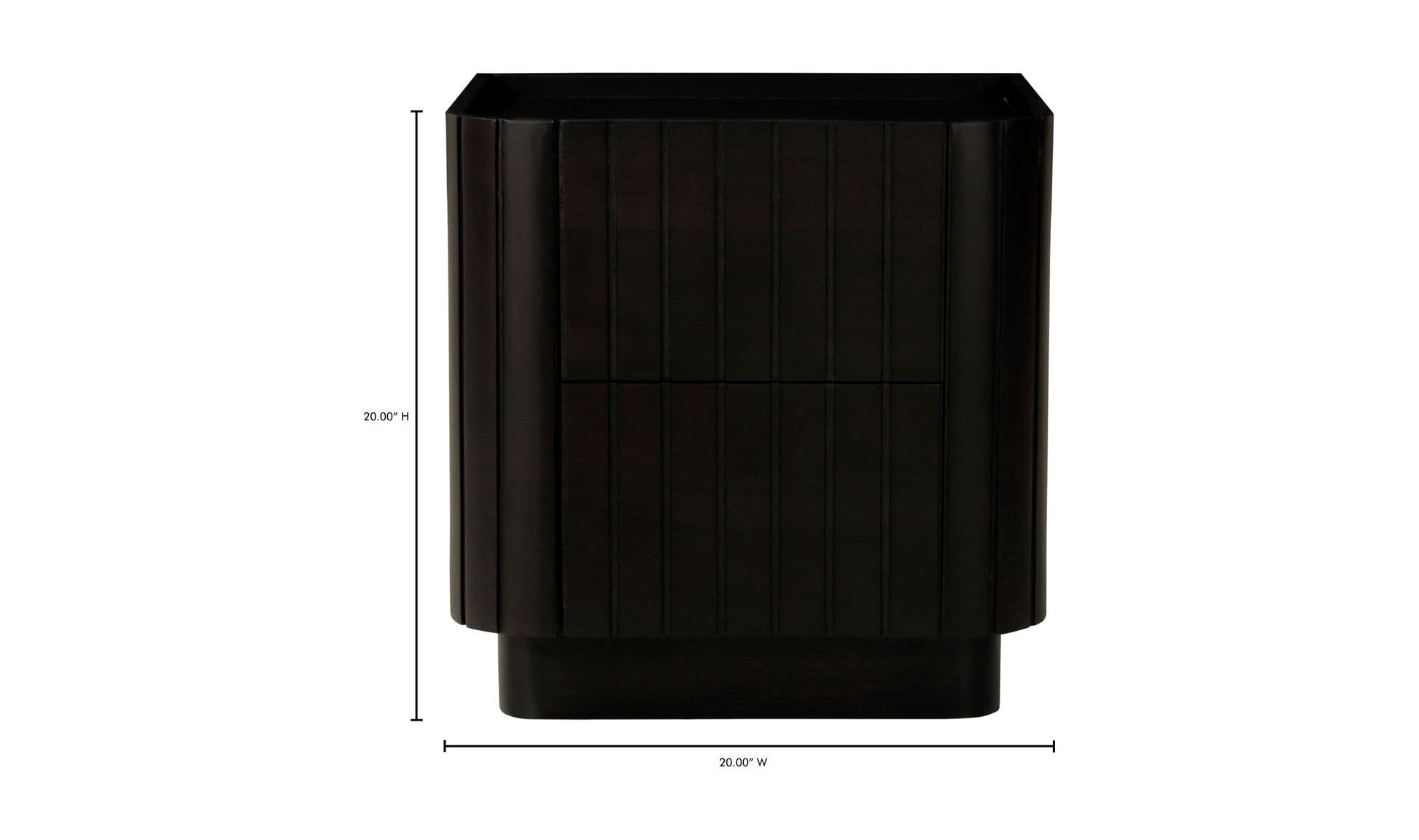 Povera Nightstand Black by Moe's Home Collection - view 19