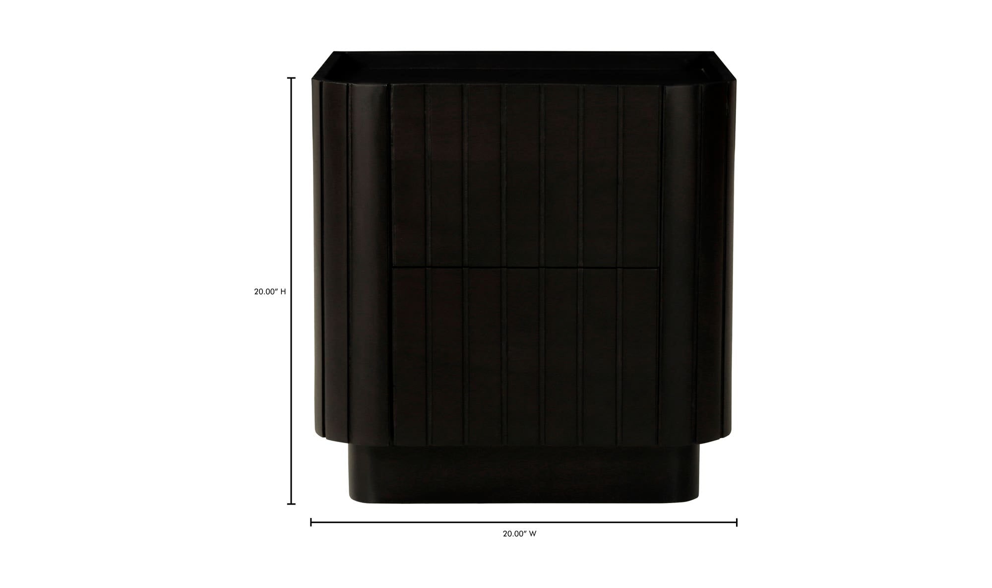 Povera Nightstand Black by Moe's Home Collection - view 19