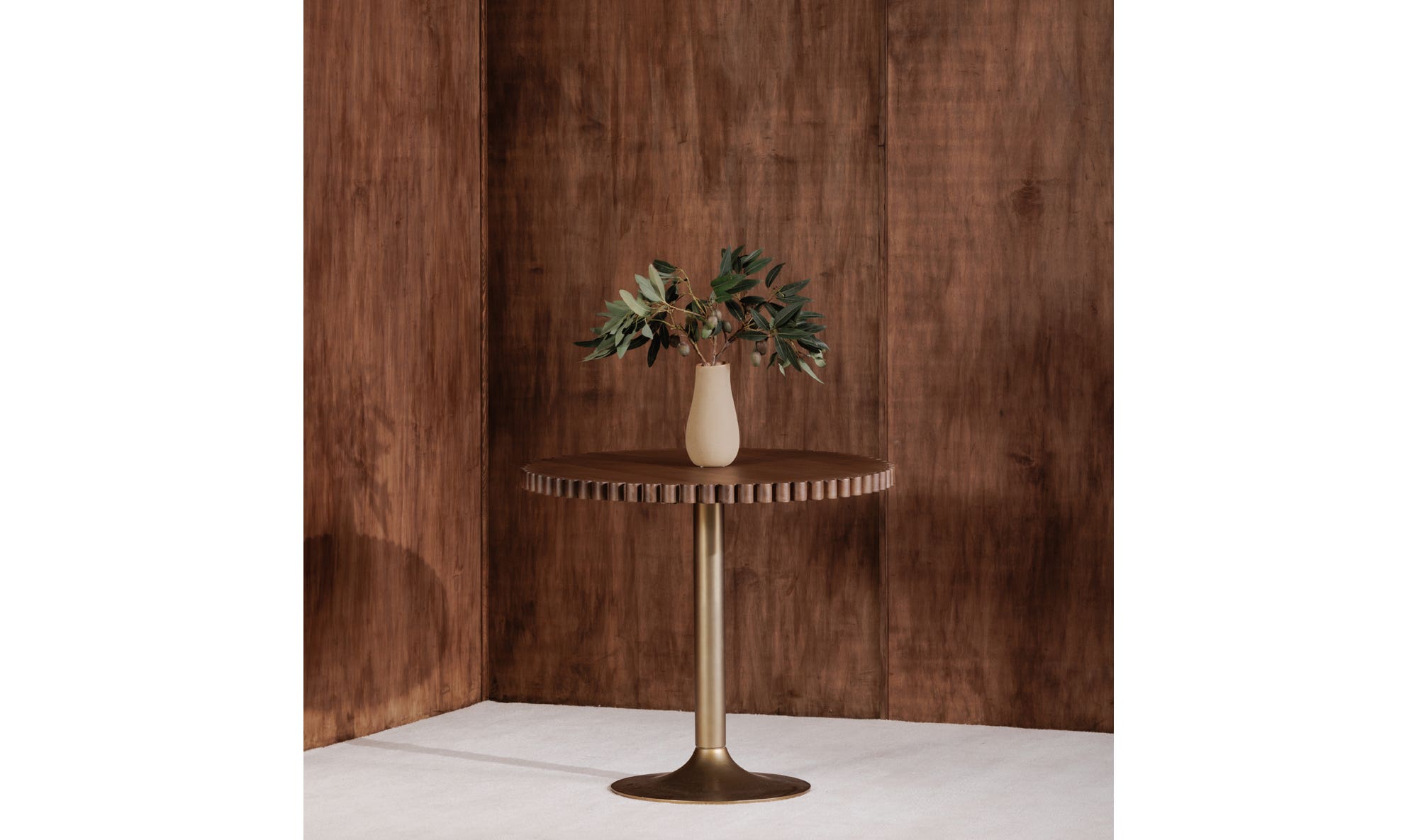 Nomi Cafe Table Brown by Moe's Home Collection - view 9