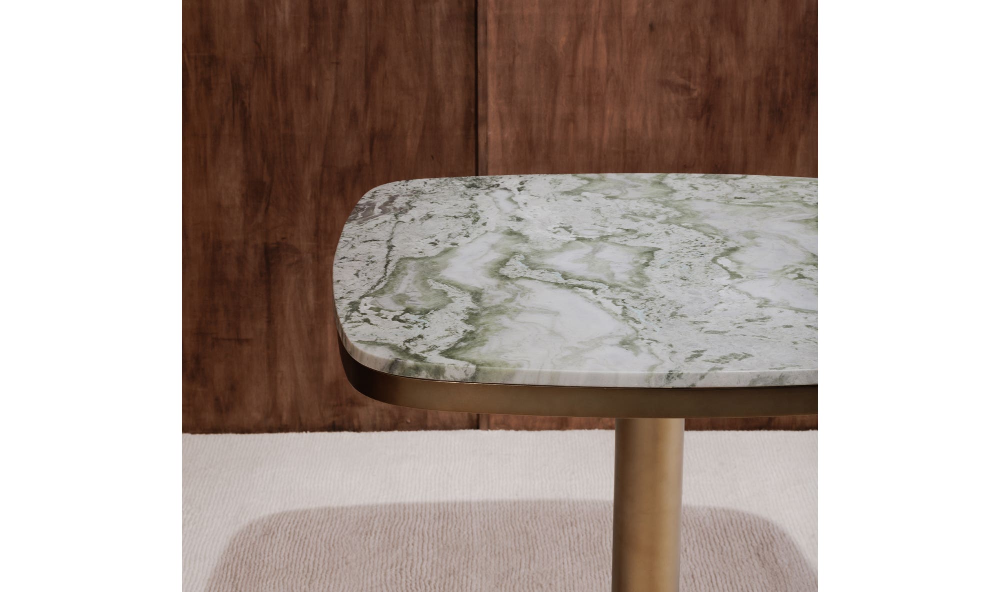 Celeste Cafe Table Green Onyx Marble by Moe's Home Collection - view 12