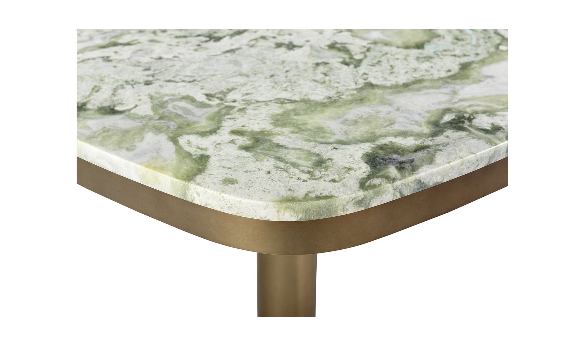 Celeste Cafe Table Green Onyx Marble by Moe's Home Collection - view 17