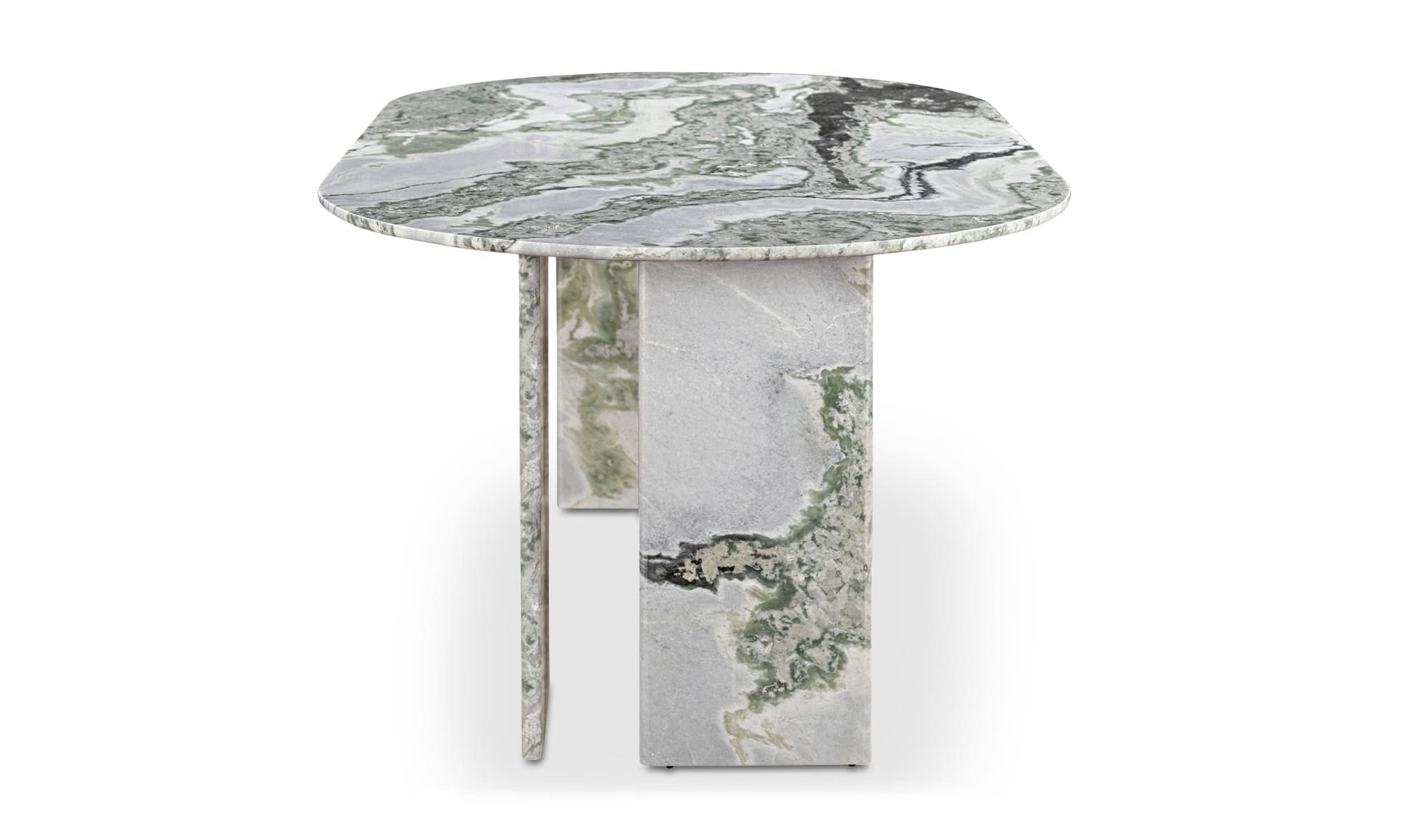 Celia Oval Dining Table Green Onyx Marble by Moe's Home Collection - view 9
