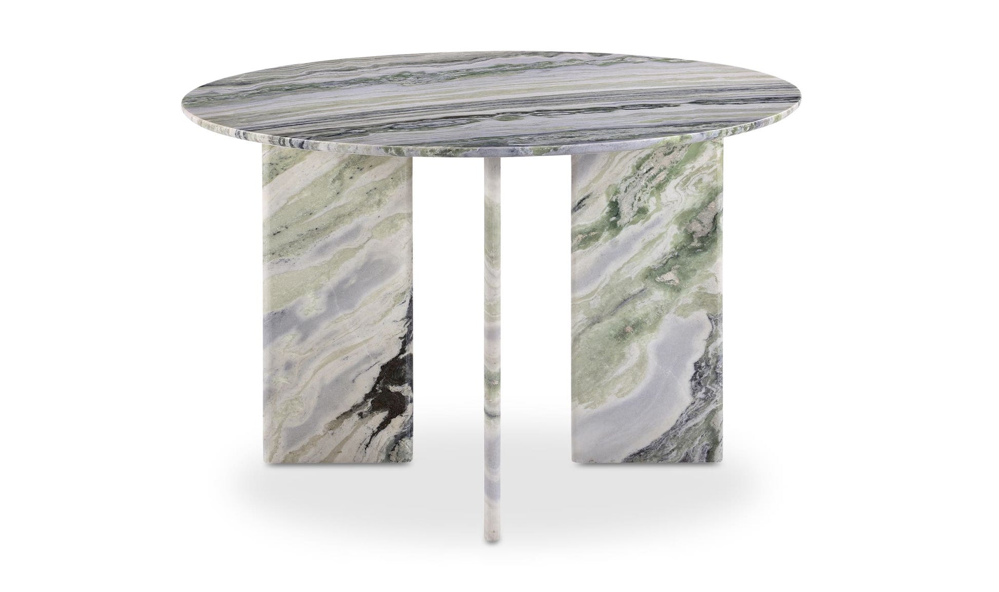 Celia Round Dining Table Green Onyx Marble by Moe's Home Collection - view 6