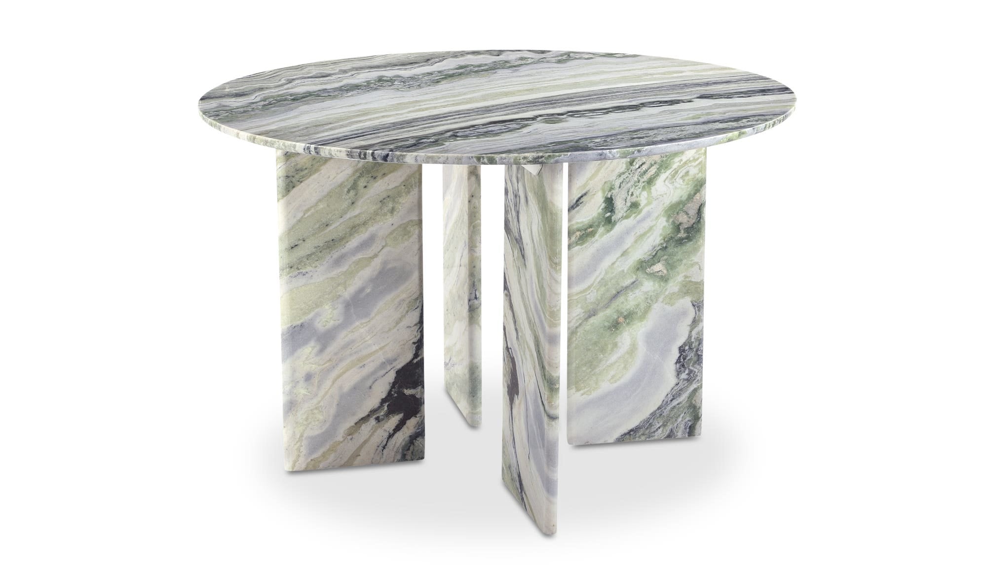 Celia Round Dining Table Green Onyx Marble by Moe's Home Collection - view 10