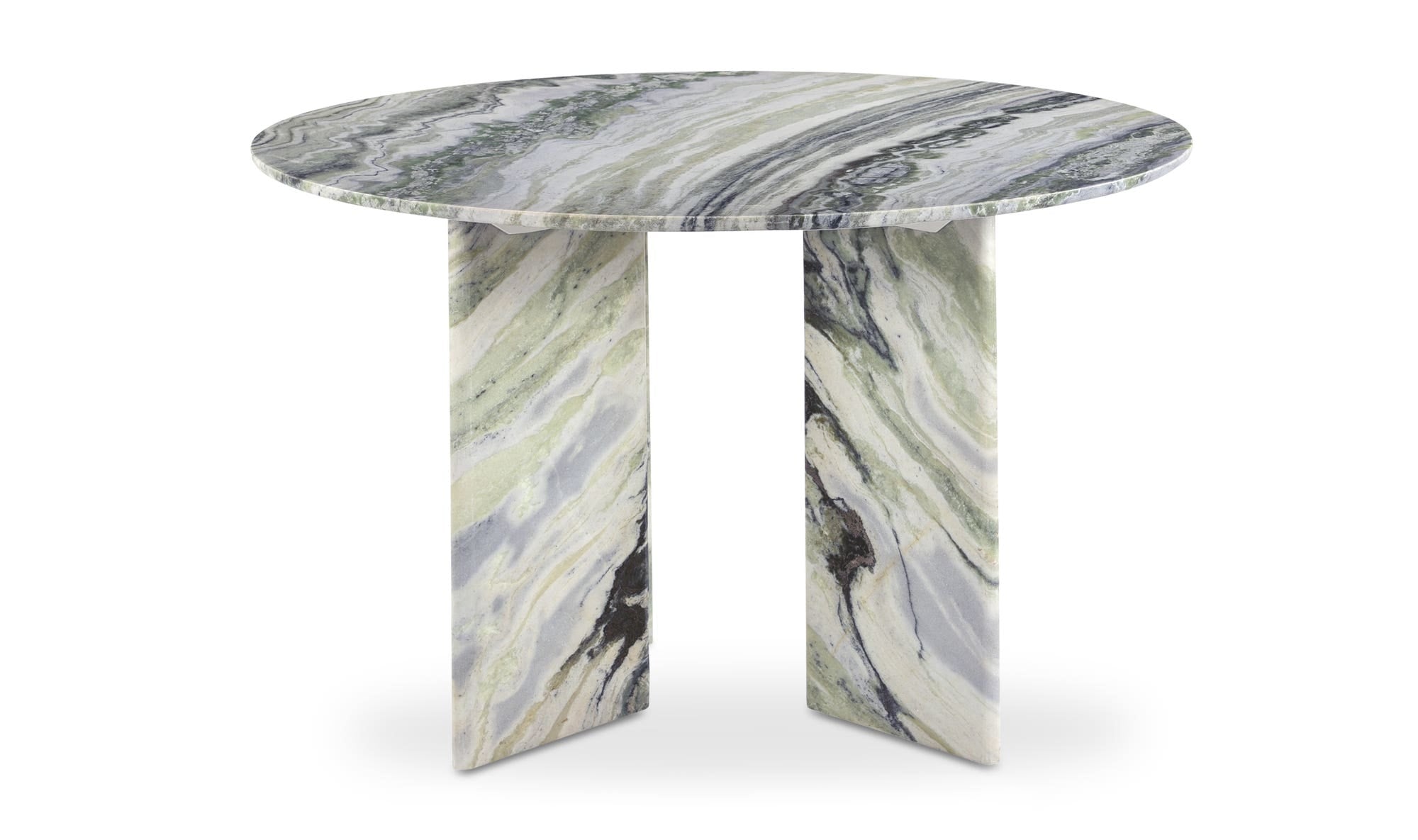 Celia Round Dining Table Green Onyx Marble by Moe's Home Collection - view 11