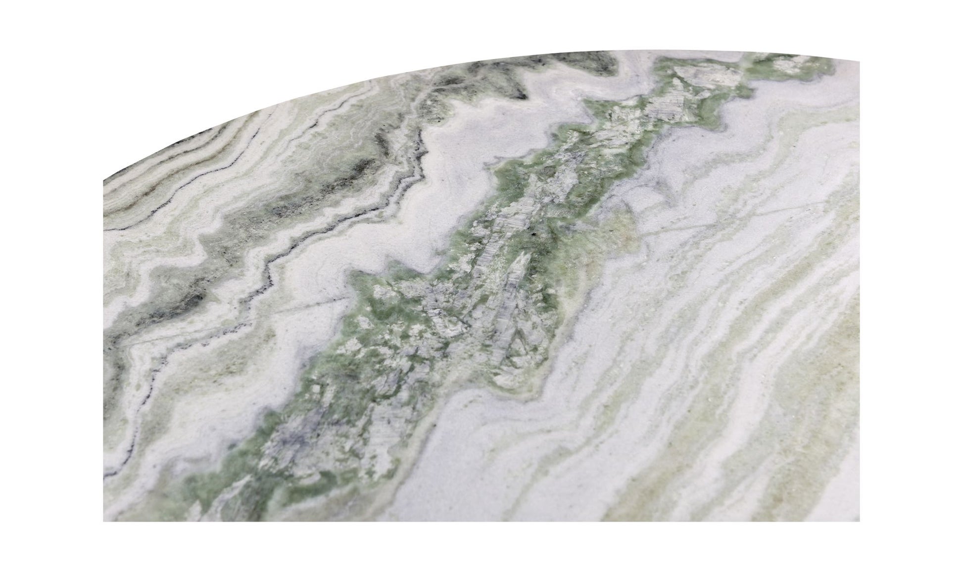 Celia Round Dining Table Green Onyx Marble by Moe's Home Collection - view 13
