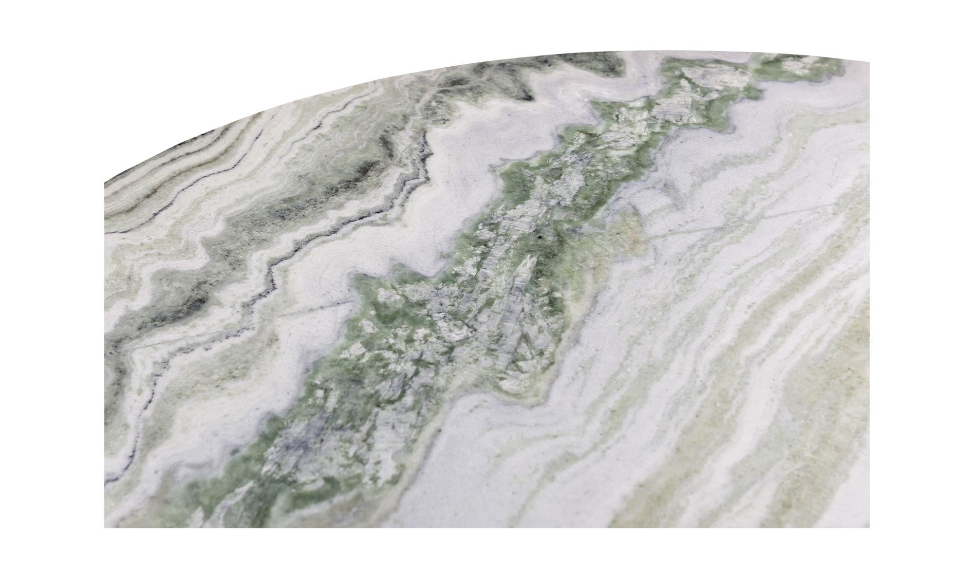 Celia Round Dining Table Green Onyx Marble by Moe's Home Collection - view 13