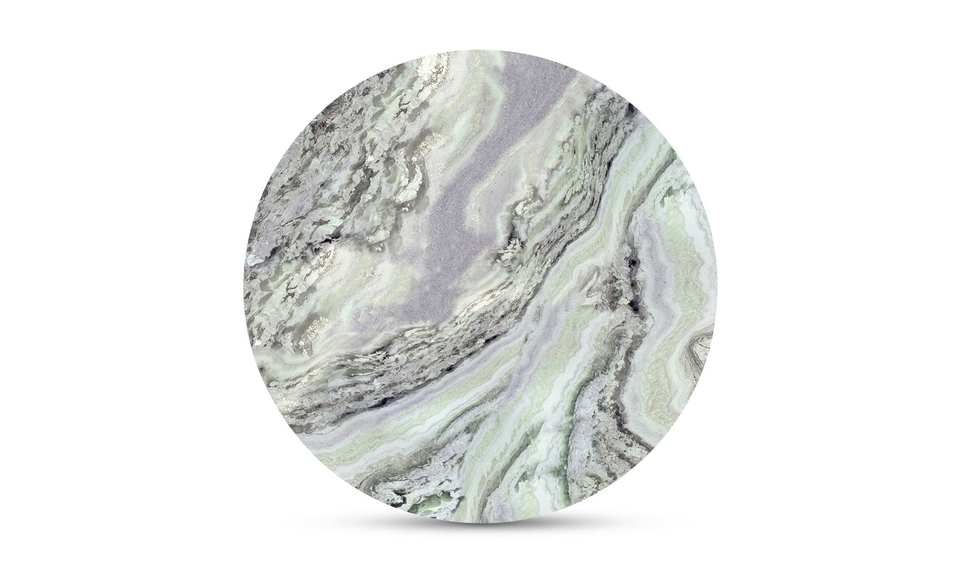 Celia Round Dining Table Green Onyx Marble by Moe's Home Collection - view 15