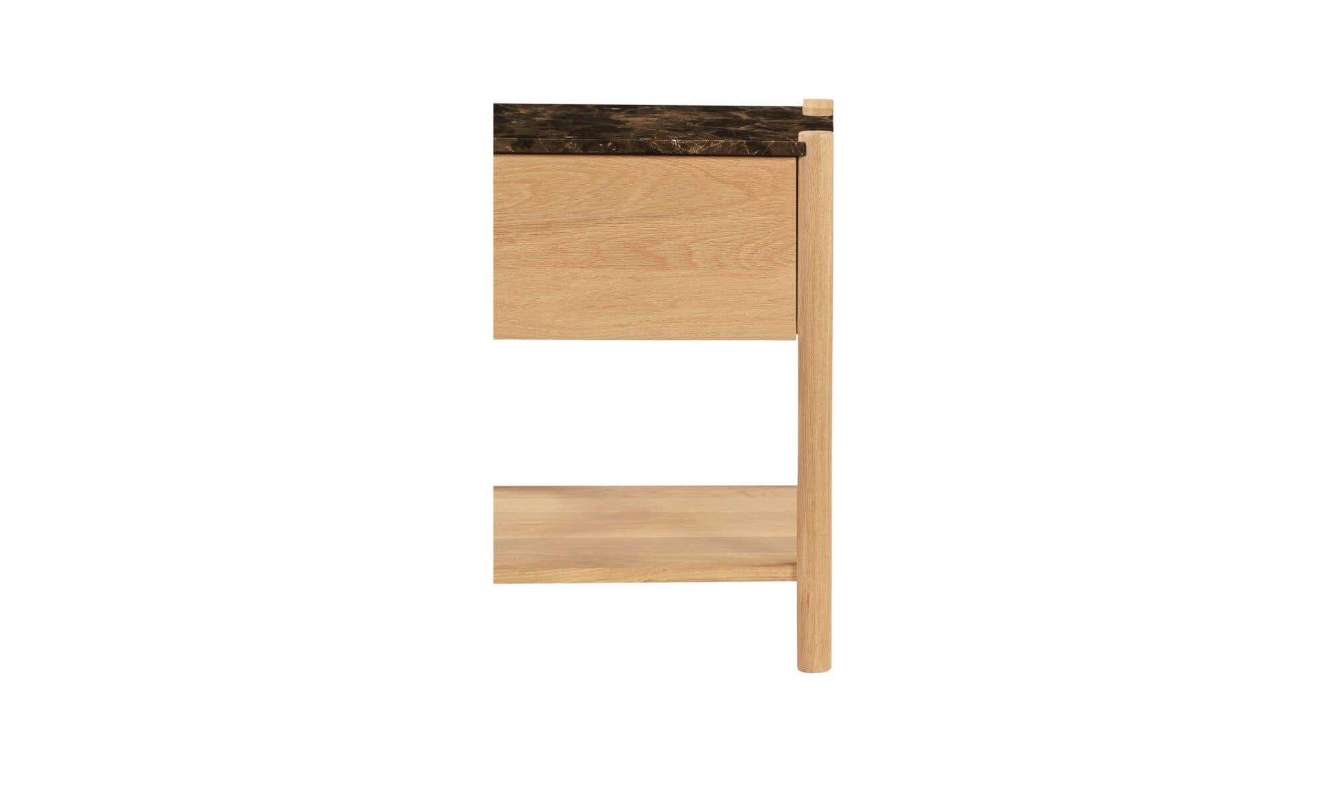 Elio Nightstand Dark Emperador Marble by Moe's Home Collection - view 16