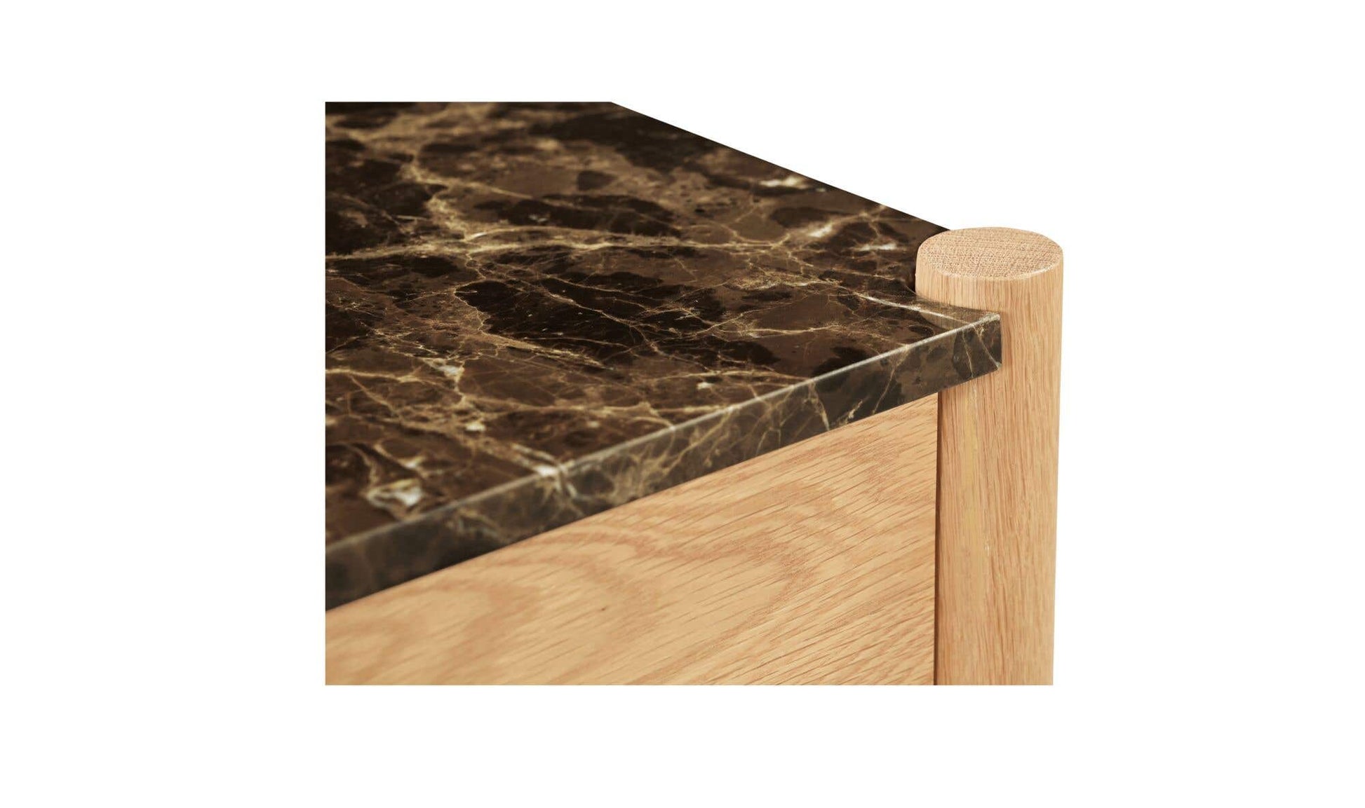Elio Nightstand Dark Emperador Marble by Moe's Home Collection - view 18