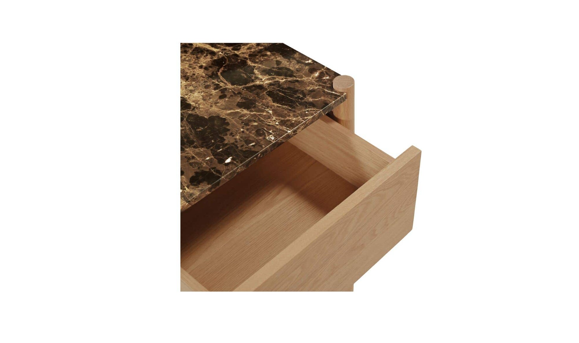 Elio Nightstand Dark Emperador Marble by Moe's Home Collection - view 19