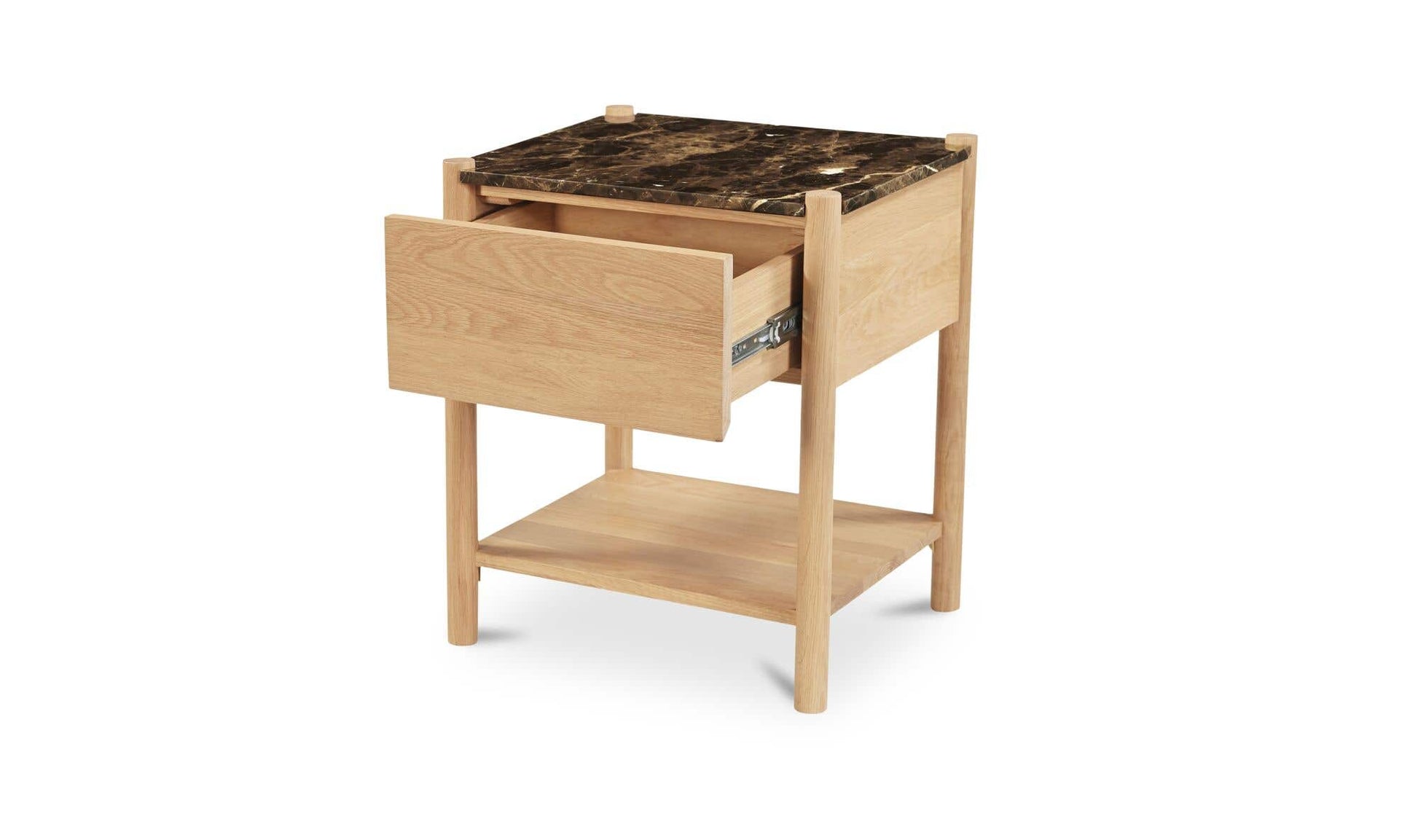 Elio Nightstand Dark Emperador Marble by Moe's Home Collection - view 14