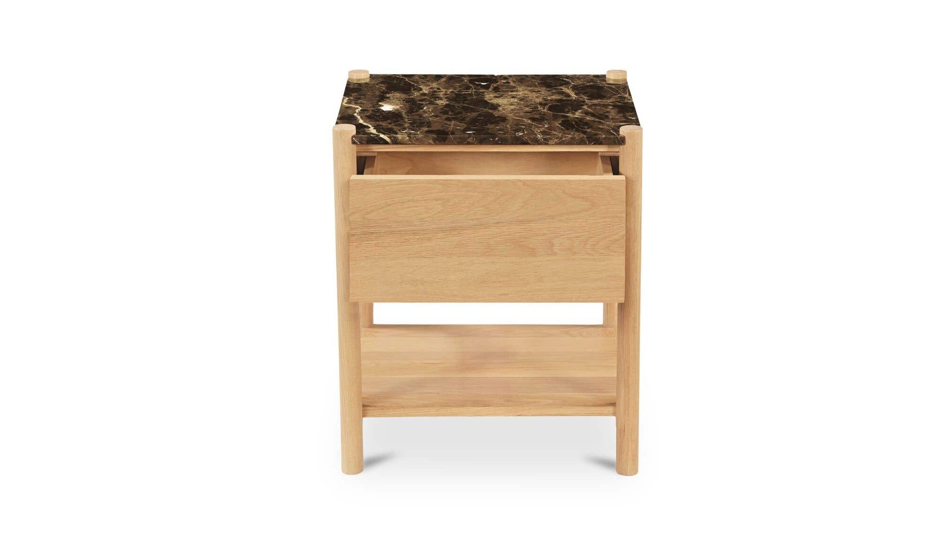 Elio Nightstand Dark Emperador Marble by Moe's Home Collection - view 5