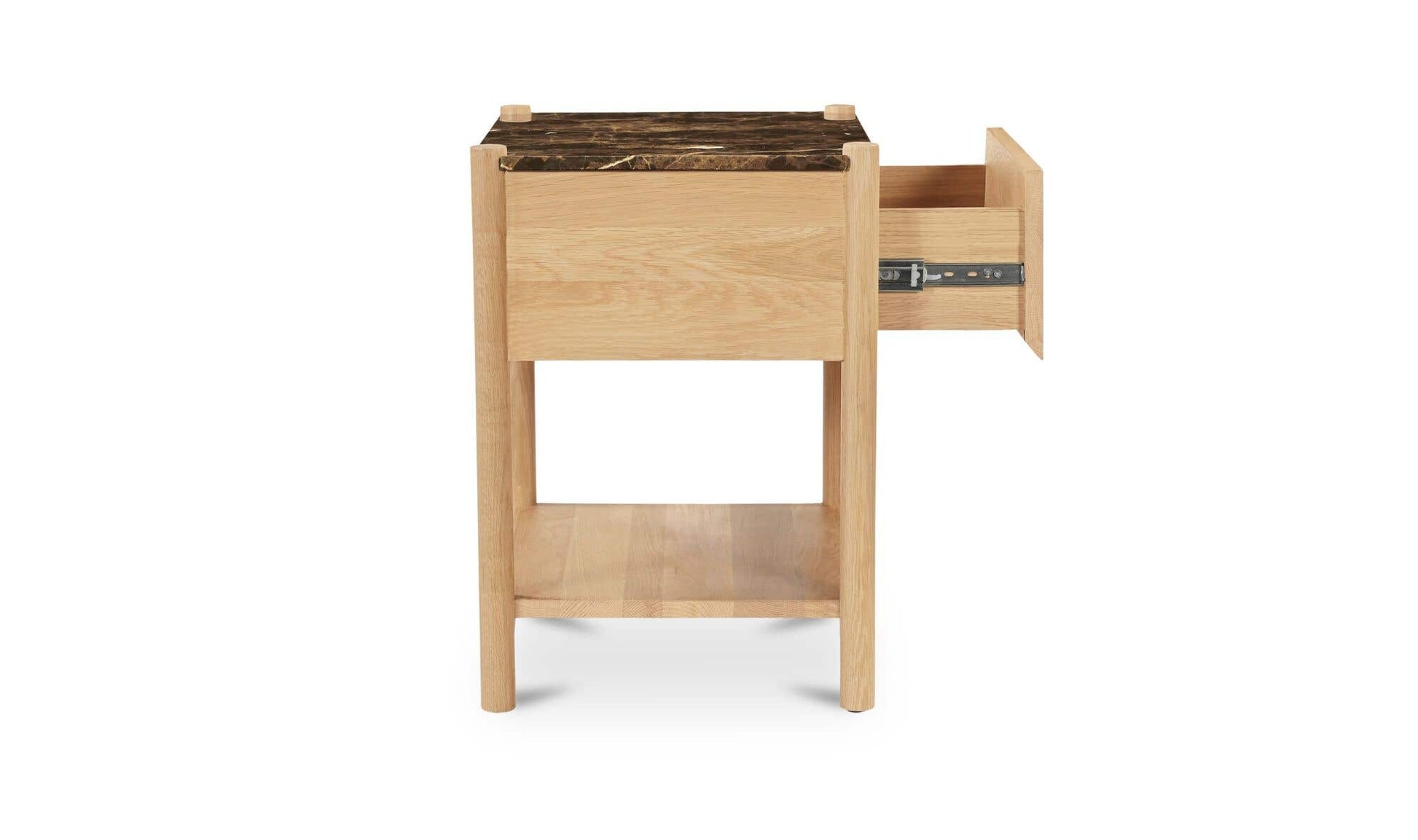 Elio Nightstand Dark Emperador Marble by Moe's Home Collection - view 9