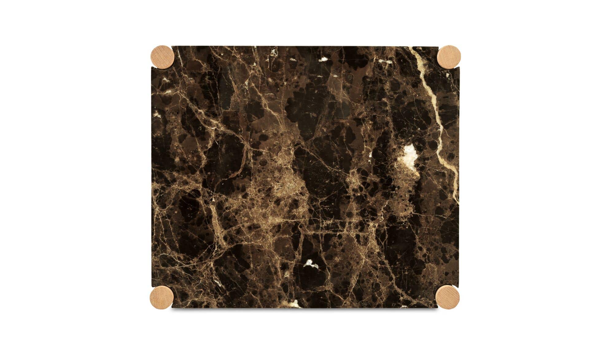 Elio Nightstand Dark Emperador Marble by Moe's Home Collection - view 15