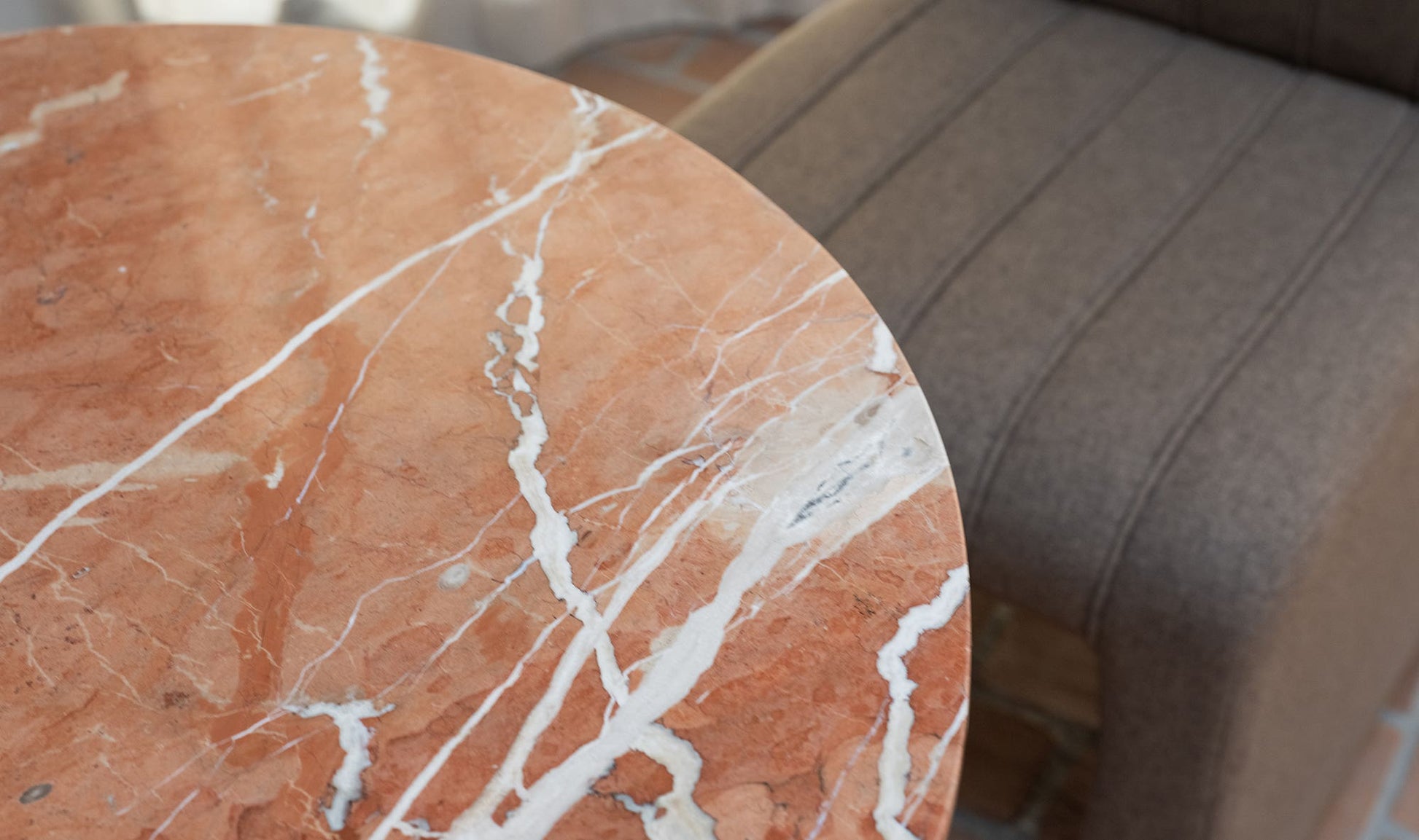 Sage Cafe Table Rosso Alicante Red Marble by Moe's Home Collection - view 7