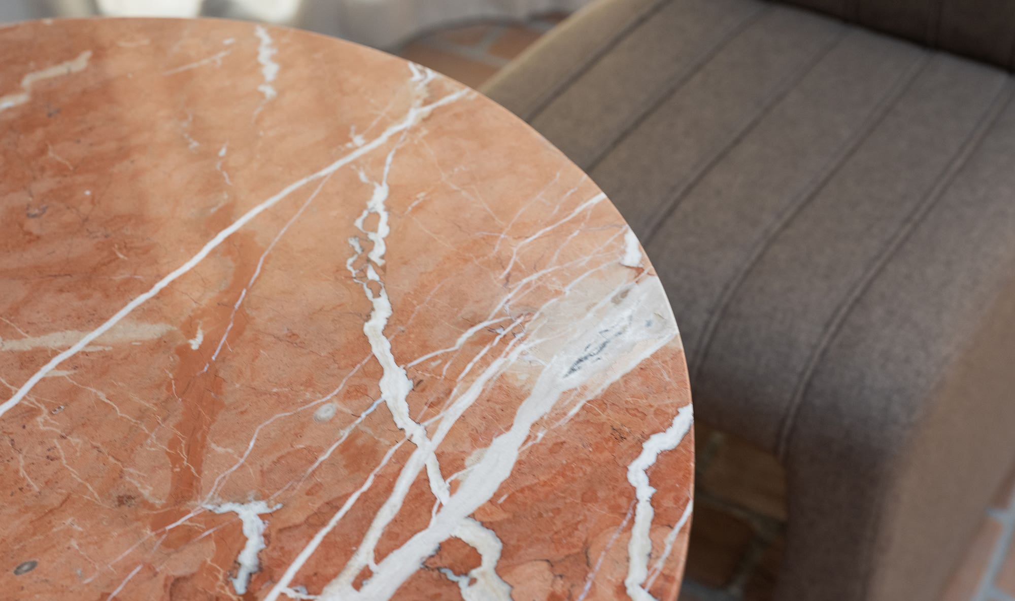Sage Cafe Table Rosso Alicante Red Marble by Moe's Home Collection - view 7