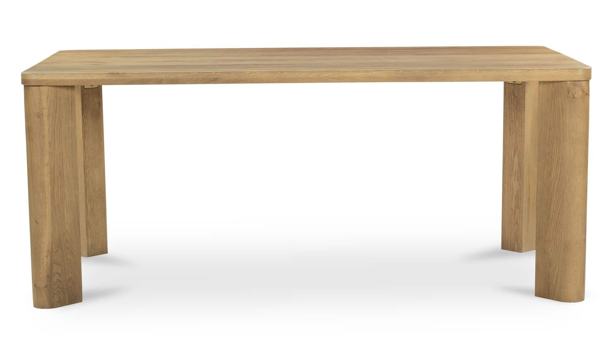 Segment Dining Table Wood Small Heritage Brown by Moe's Home Collection - view 10